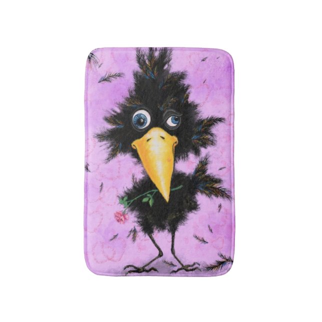 Tapete De Banheiro No Amor Crow - Engraçado (Frente Vertical)