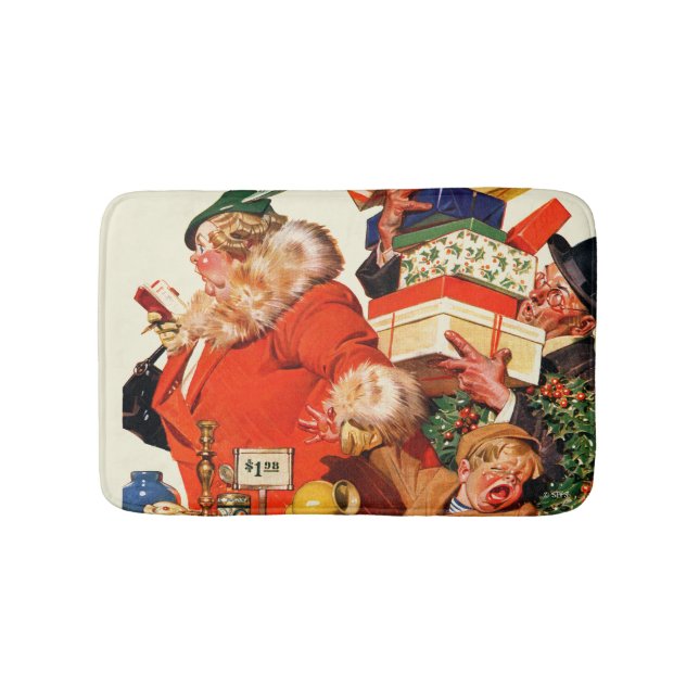 Tapete De Banheiro Noite antes do Natal (frente)