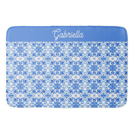 Tapete De Banheiro Nome do Padrão Toile Francês Azul