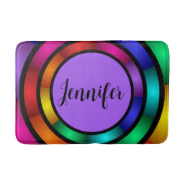 Tapete De Banheiro Nome Frato Moderno Arredondado e Psicodélico