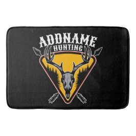 Tapete De Banheiro NOMES ADD Caçador de Elk Caveira Grandes Caçadores