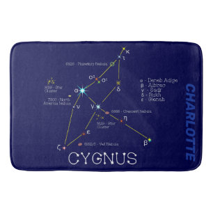 Tapete De Banheiro Norte Hemisfério Constelação de Cygnus