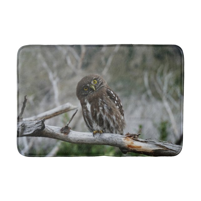 Tapete De Banheiro Norte Pygmy Owl Mat (Frente)