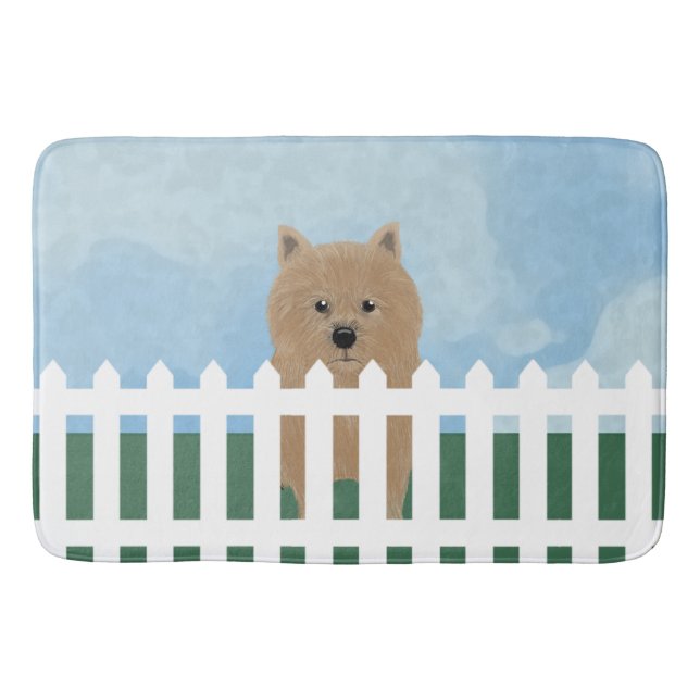 Tapete De Banheiro Norwich Terrier Bath Mat (Frente)