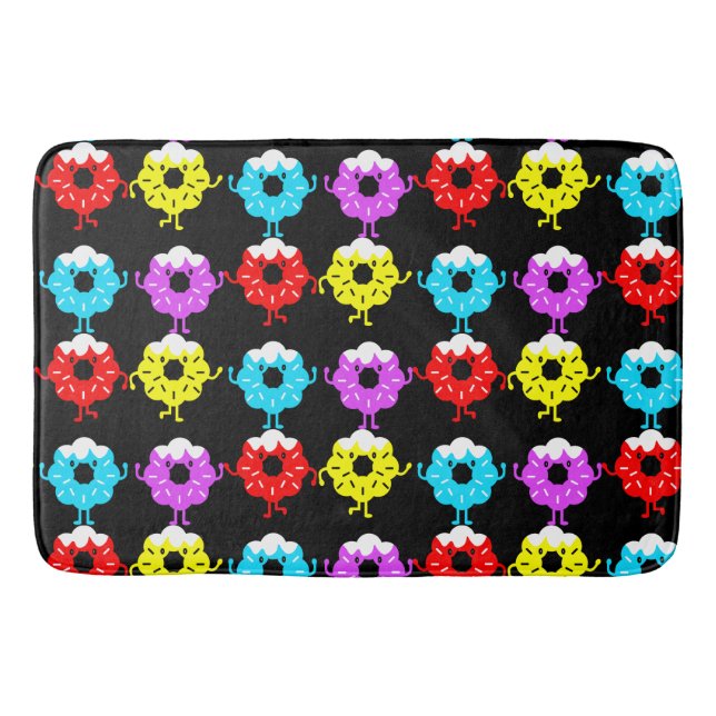 Tapete De Banheiro Nozes do Dia Nacional da Rosquinha (Frente)