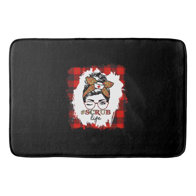 Tapete De Banheiro Nurse Gift Scrub Life (Frente)