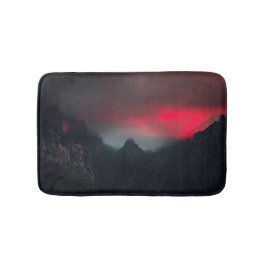 Tapete De Banheiro Nuvens a arder, nevoeiro e montanhas