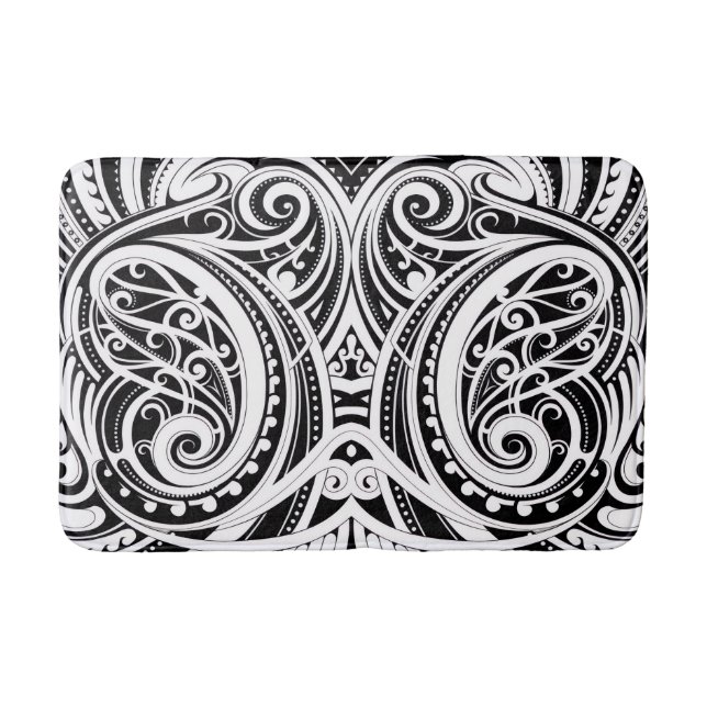 Tapete De Banheiro NZKULTURE Māori design exclusivo (Frente)
