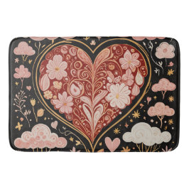 Tapete De Banheiro O amor está no ar