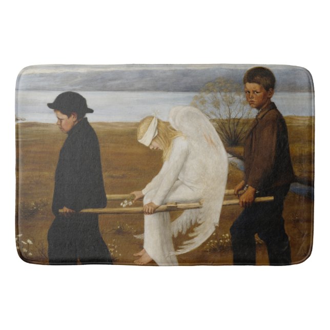 Tapete De Banheiro O Anjo Ferido (por Hugo Simberg) (Frente)