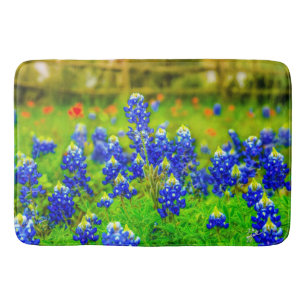Tapete De Banheiro O azul elegante floresce os Bluebonnets de Texas