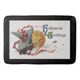 Tapete De Banheiro O Beijo da Bruxa: um Jack o Lantern no Halloween