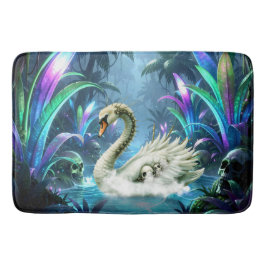 Tapete De Banheiro O Cisne das Águas Esquecidas.