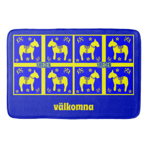 Tapete De Banheiro o design escandinavo, cavalo sueco, personaliza,