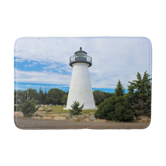Tapete De Banheiro O Farol Point de Ned, Massachusetts Bath Mat (Frente)