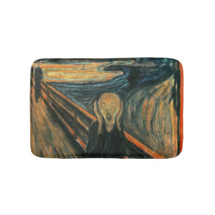 Tapete De Banheiro O Gritar Edvard Munch Modern Expressionist Art