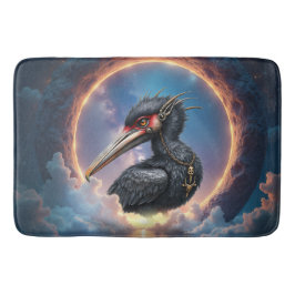 Tapete De Banheiro O Guardião do Portal – Ave de Fantasia