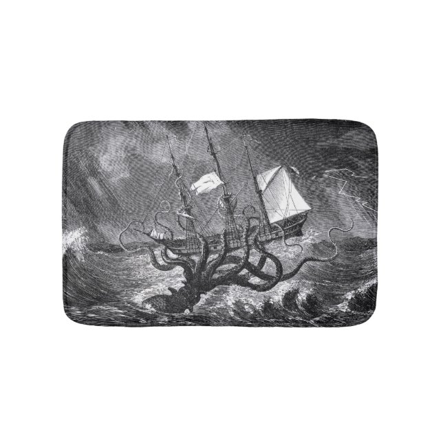 Tapete De Banheiro O Kraken (frente)