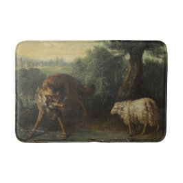 Tapete De Banheiro O Lobo e o Lamb (por Jean-Baptiste Oudry)