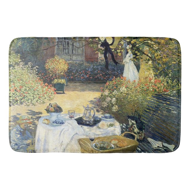 Tapete De Banheiro O Luncheon Claude Monet (Frente)