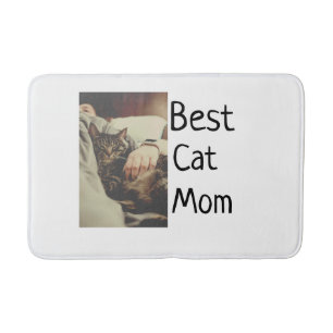 Tapete De Banheiro O melhor pai da mãe de gatos a adicionar o nome da