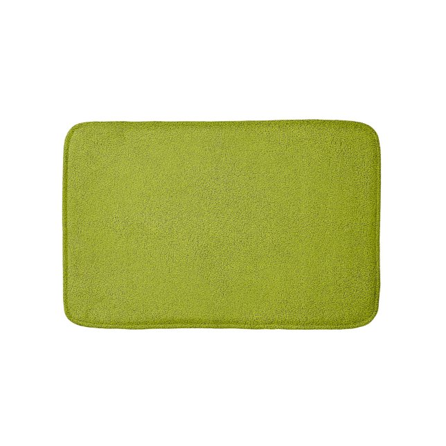 Tapete De Banheiro O olhar do Snuggly Chartreuse Green Suede (frente)