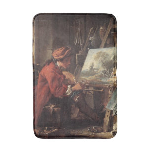 Tapete De Banheiro O Pintor em Seu Estúdio (de François Boucher)