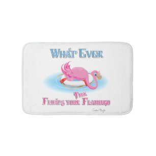 Tapete De Banheiro O Que Flutuar Seu Flamingo Rosa