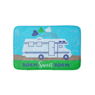 Tapete De Banheiro O rv Motorhome vagueia o doce vagueia o viagem