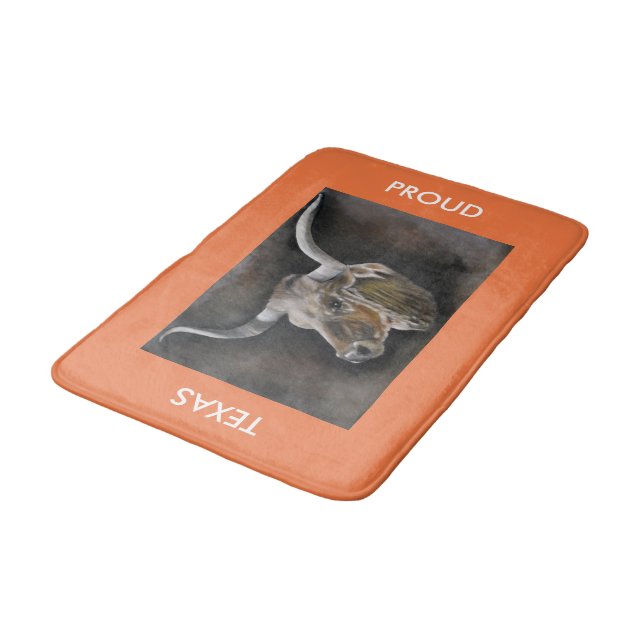 Tapete De Banheiro O Texas Longhorn (Angulado)