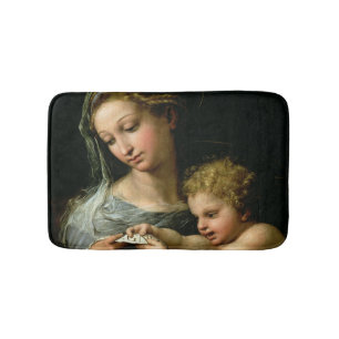 Tapete De Banheiro O Virgin do rosa, c.1518