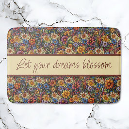 Tapete De Banheiro O Whimsy De Flores Selvagens Deixa Os Seus Sonhos 