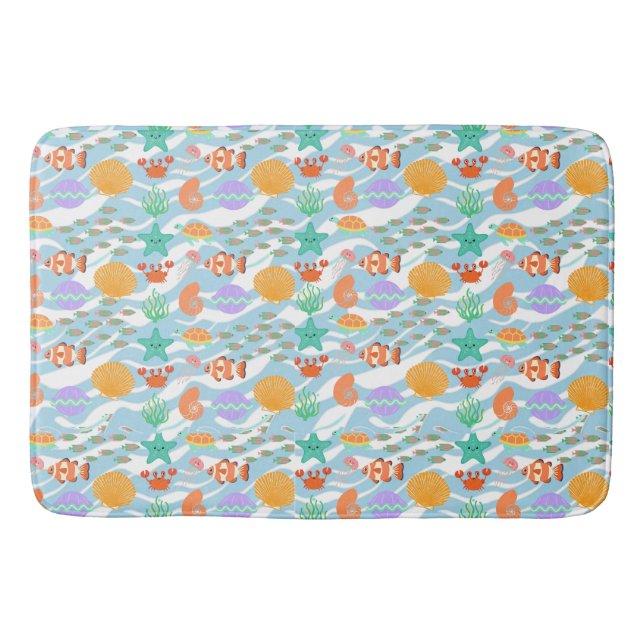 Tapete De Banheiro Ocean Treasures Bath Mat (Frente)