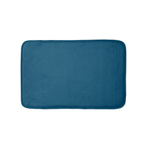 Tapete De Banheiro Oceano azul-sólido, planície elegante e minimali
