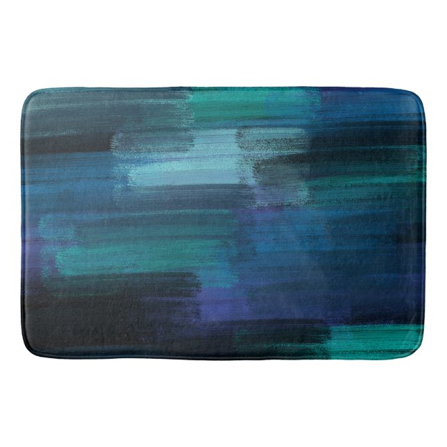 Tapete De Banheiro Oceano da meia-noite (Frente)