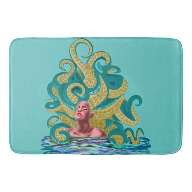 Tapete De Banheiro Octopus Bath Mat (Frente)