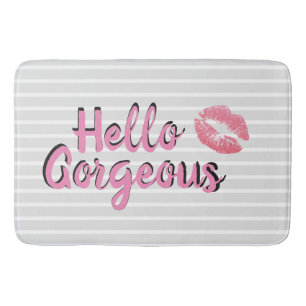 Tapete De Banheiro Olá! esteira de banho lindo