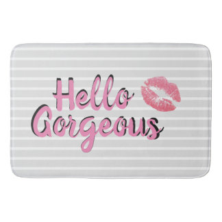 Tapete De Banheiro Olá! esteira de banho lindo