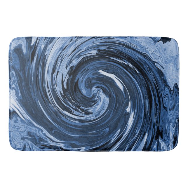 Tapete De Banheiro Onda de curva girando... (Frente)