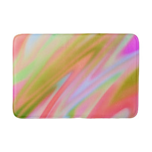 Tapete De Banheiro Ondas abstrato azuis cor-de-rosa únicas com tendên