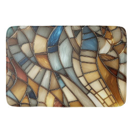 Tapete De Banheiro Ondas De Vidro Mantidas