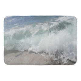 Tapete De Banheiro Ondas Marítimas De Espuma