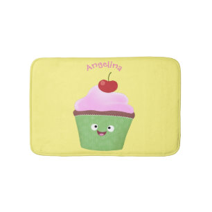 Tapete De Banheiro Óptica ilustração do desenho animado do cupcake fe