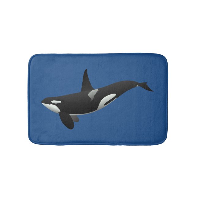 Tapete De Banheiro Orca Killer Whale Mat (frente)