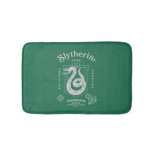 Tapete De Banheiro ORGULHO DA SLYTHERIN™ Ambição Astúcia Brasão