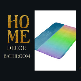 Tapete De Banheiro orgulho gay mês lgbtq colorido mínimo