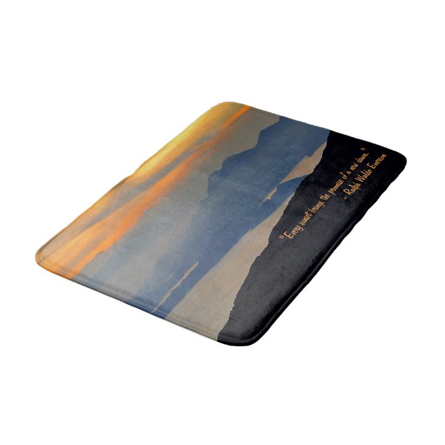 Tapete De Banheiro Oriental Evening Mist Bath Mat (Angulado)