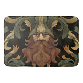 Tapete De Banheiro Ornamentado Fantasy Gnomo