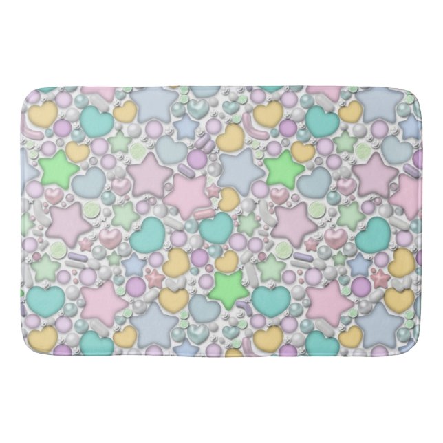 Tapete De Banheiro Ornamentos de vidro (Frente)