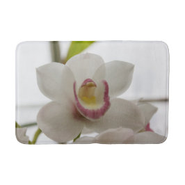 Tapete De Banheiro Orquídea branca e cor-de-rosa